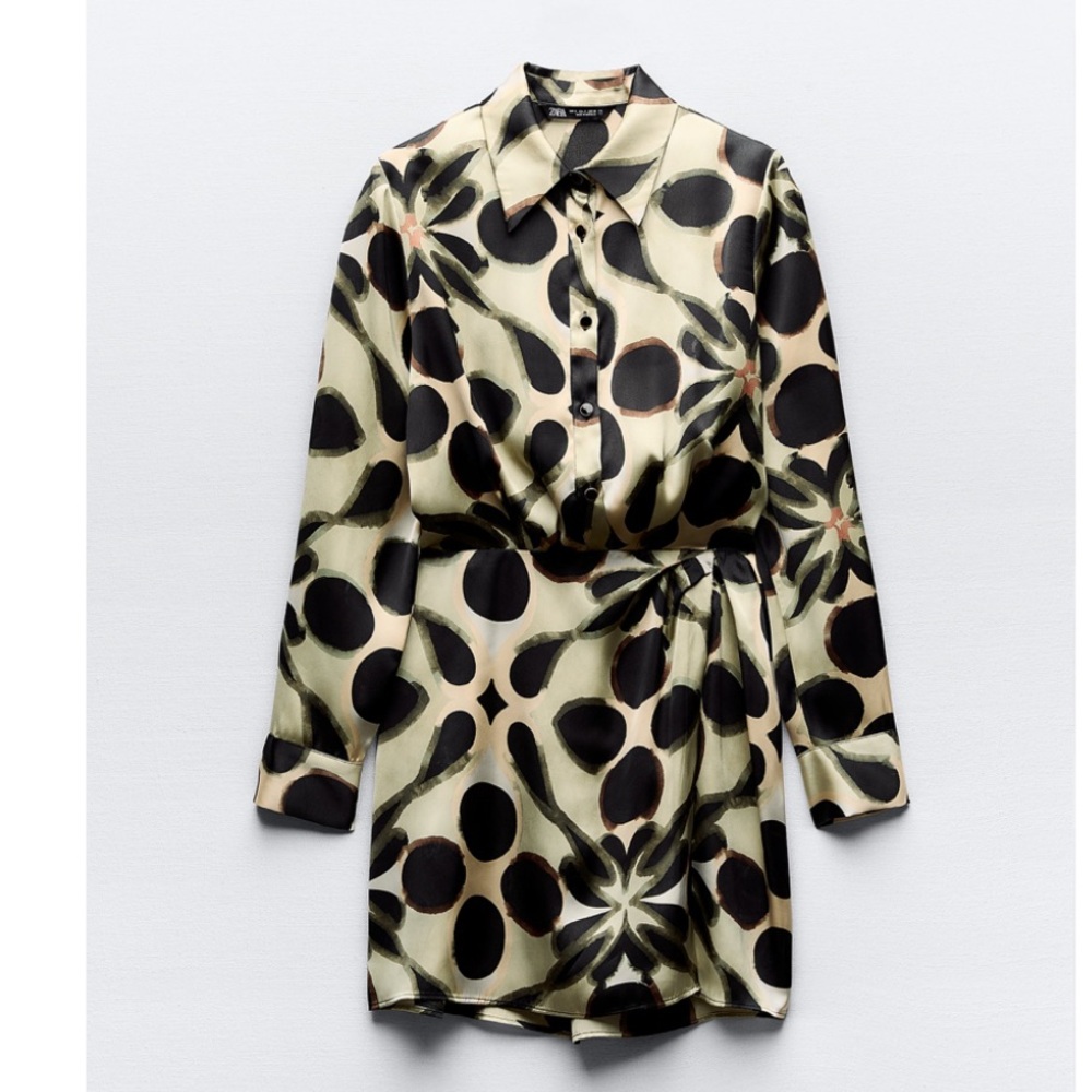 GEOMETRIC PRINT DRESS - Picture 6 of 12